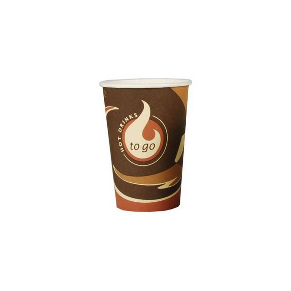 PAPSTAR Einweg-Kaffeebecher 8 cm 0.3 l braun