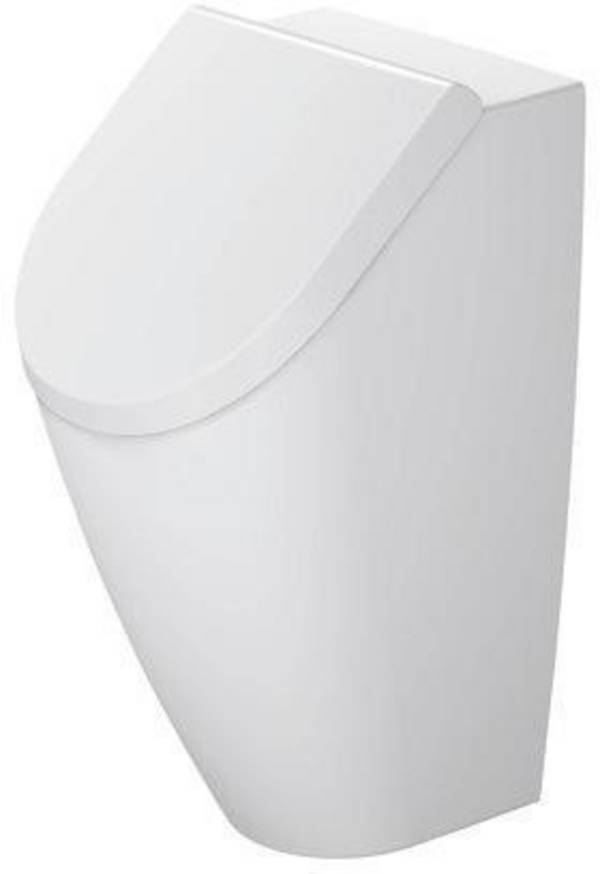 Duravit Urinal ME by Starck RIMLESS 0,5 l Zul v hint o Fliege f Deckel weiß