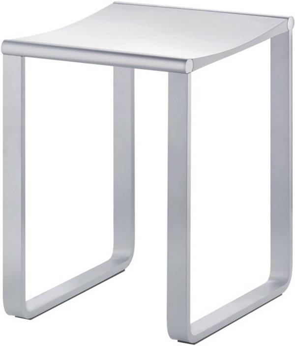 Keuco Plan Badhocker, Silber eloxiert/Lichtgrau, 14982170038