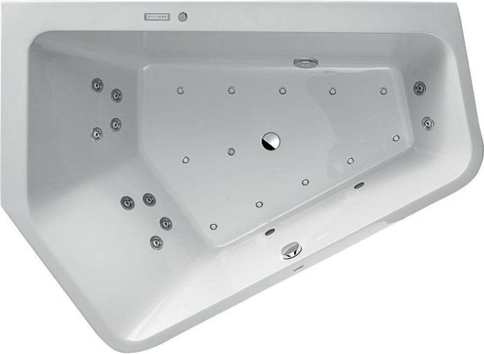 Duravit Whirlwanne Paiova 5 E li 267 l 1900x1400mm we Combi-System E-1