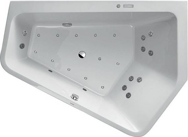 Duravit Whirlwanne Paiova 5 E re 267 l 1900x1400mm we Combi-System E