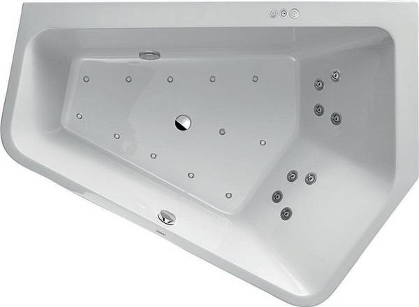 Duravit Whirlwanne PAIOVA 5 Ecke re 267 l 1900x1400 we Combi-Syst P