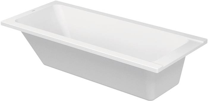 Duravit Rechteck-Badewanne D-CODE 1 Rückenschräge, weiß 1700x750mm-1