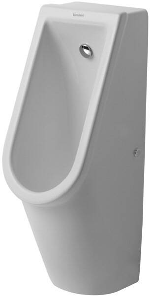 Duravit Urinal STARCK 3 RIMLESS 245x300mm Zul v hinten ohne Fliege weiß