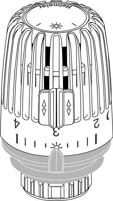 Heimeier Thermostat-Kopf K Standard-1
