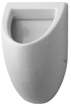 Duravit Urinal FIZZ 305x285mm Zul v hint ohne Fliege weiß WG