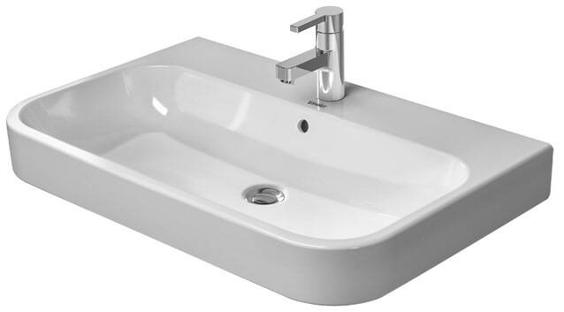 Duravit Möbelwaschtisch HAPPY D.2 m ÜL HLB 650x505mm geschli 1 HL weiß WG-1