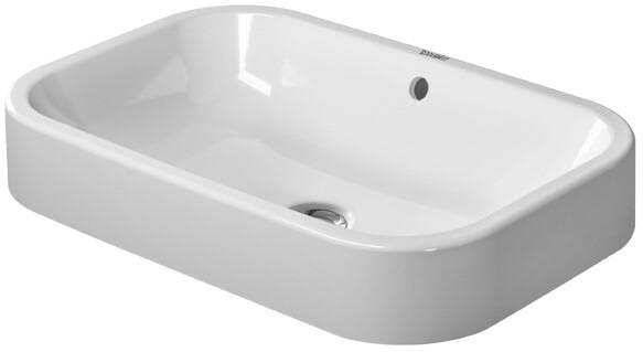 Duravit Aufsatzbecken HAPPY D.2 m ÜL o HLB 600x400mm geschli o HL we WG-0