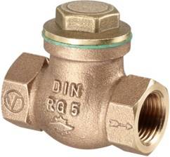 OVENTROP Rückschlagklappe DN20, G 3/4"IG, PN16, Rotguss-0