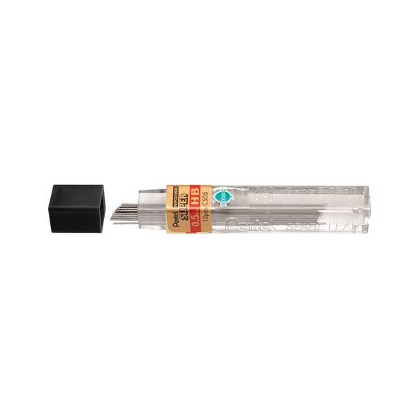 Pentel Druckbleistift-Mine HI-POLYMER SUPER, Härtegrad: HB