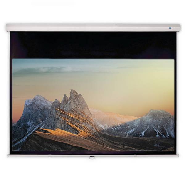 DELUXX Advanced Rolloleinwand Slowmotion 16:9 Mattweiss Polaro 170 x 95 cm
