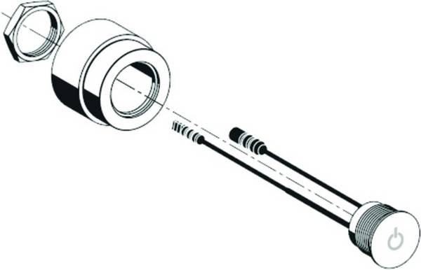 SCHELL CVD-Touch-Elektronik für Duschpaneel, chrom