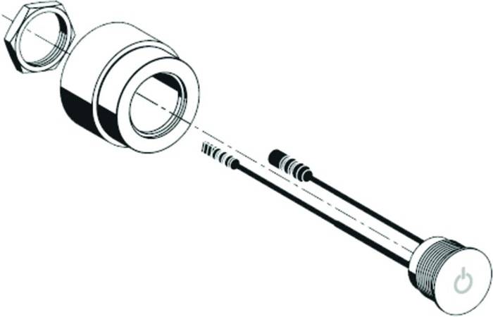 SCHELL CVD-Touch-Elektronik für Duschpaneel, chrom-1