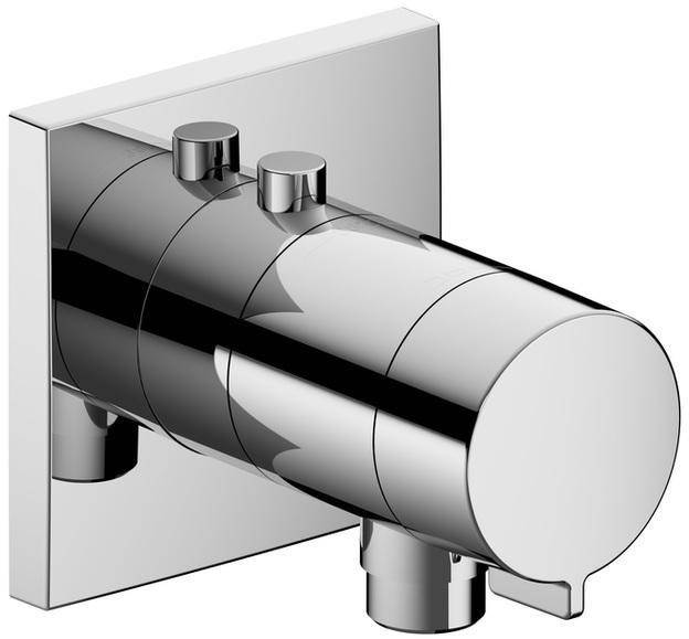 Keuco Thermostat-Brausemischer IXMO_solo UP m Schlauchans. Ros eckig vc-1