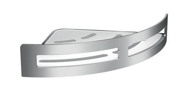 Emco Eckduschkorb SYSTEM 2 Metallr. m herausnehmb. Kst-Eins. chrom-0