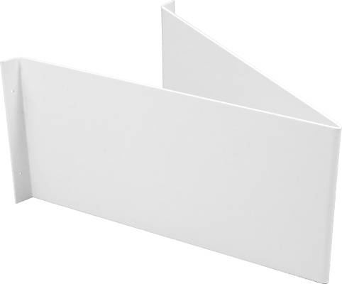 Winkelschild blanko, rechteckig, Aluminium, 400x200 mm-0
