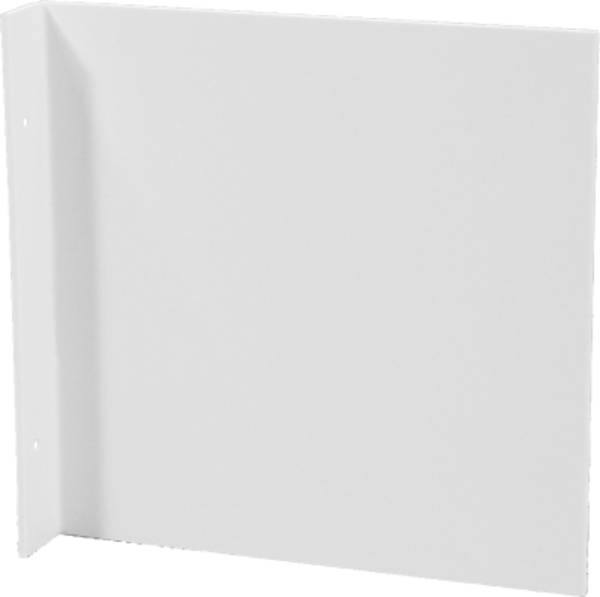 Fahnenschild blanko, quadratisch, Kunststoff, 200x200 mm
