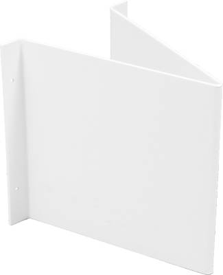 Winkelschild blanko, quadratisch, Kunststoff, 200x200 mm-0