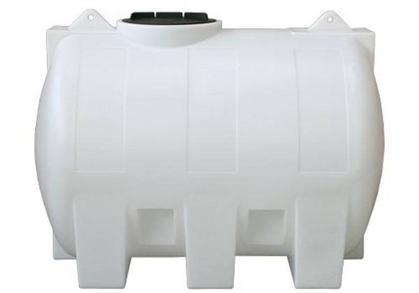 Horizontaltank aus Polyethylen (PE), 1000 Liter Volumen, natur-transparent