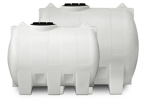 Horizontaltank aus Polyethylen (PE), 1000 Liter Volumen, natur-transparent-1