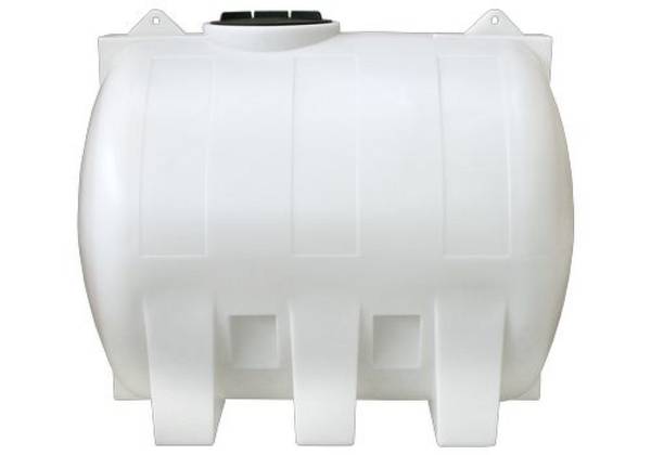 Horizontaltank aus Polyethylen (PE), 3000 Liter Volumen, natur-transparent