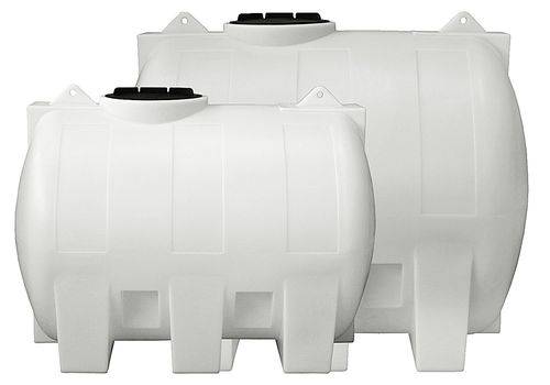 Horizontaltank aus Polyethylen (PE), 3000 Liter Volumen, natur-transparent-1