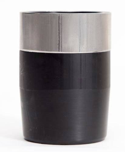 Stutzen R 2" innen, 100 mm, schwarz-2
