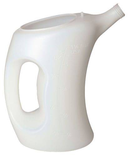 Abfüllkanne aus Polyethylen (PE), 5 Liter Volumen, transparent-2