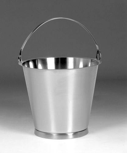 Edelstahl-Eimer, 10 Liter Volumen-1