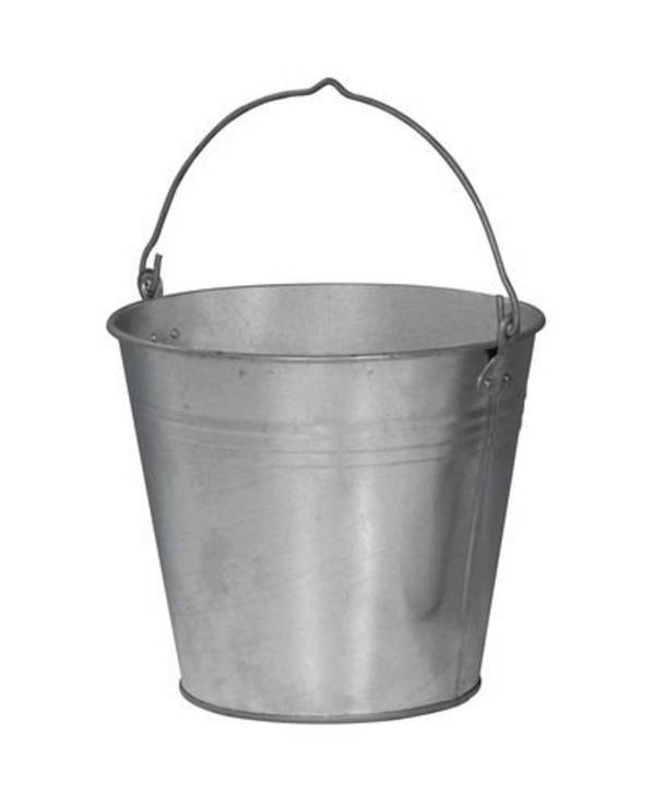 Eimer, verzinkt, 12 Liter, VE = 10 Stück