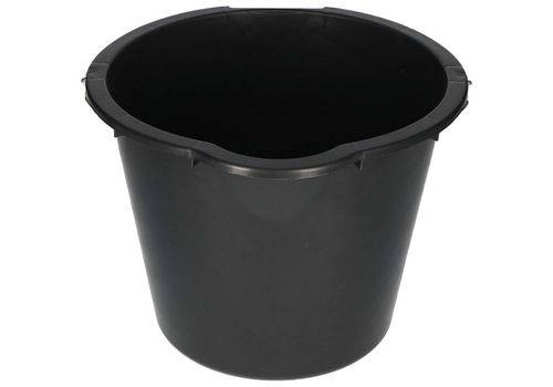 Kunststoff-Eimer aus recyceltem Polyethylen, 12 Liter, schwarz, VE = 10 Stück-2