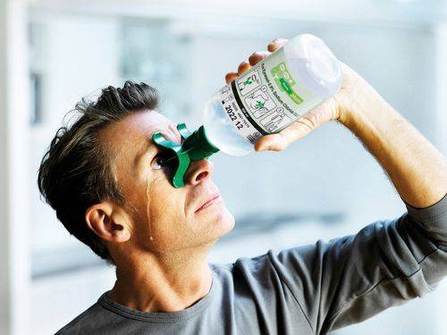 Augenspülflasche DUO, mit 500 ml 0,9 %iger Kochsalzlösung (Natriumchlorid)-0