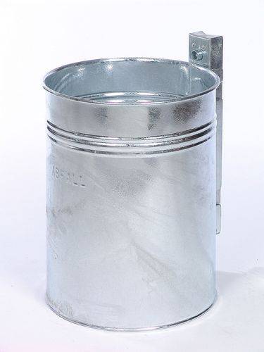 Abfallkorb, geschlossen, 35 Liter Volumen, karminrot-0