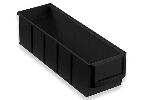 ESD-Regalkasten pro-line C1-S, PP, 91 x 300 x 81 mm, schwarz, VE = 48 St.