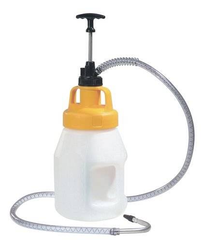 Abfüllpumpe für System-Flüssigkeitsbehälter, Auslaufschlauch ca. 1,5 m