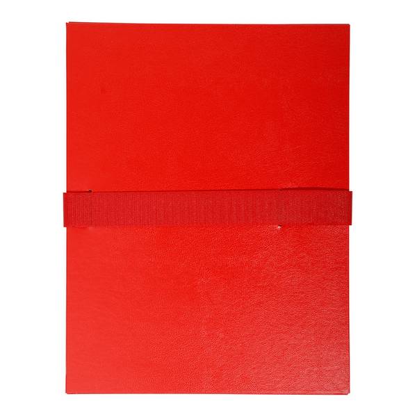 EXACOMPTA Dokumentenmappe mit Klettverschluss, rot