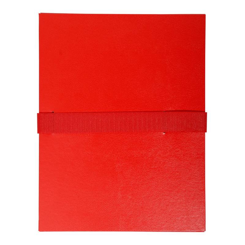 EXACOMPTA Dokumentenmappe mit Klettverschluss, rot-0