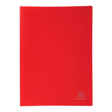 EXACOMPTA Sichtbuch, DIN A4, PP, 40 Hüllen, rot