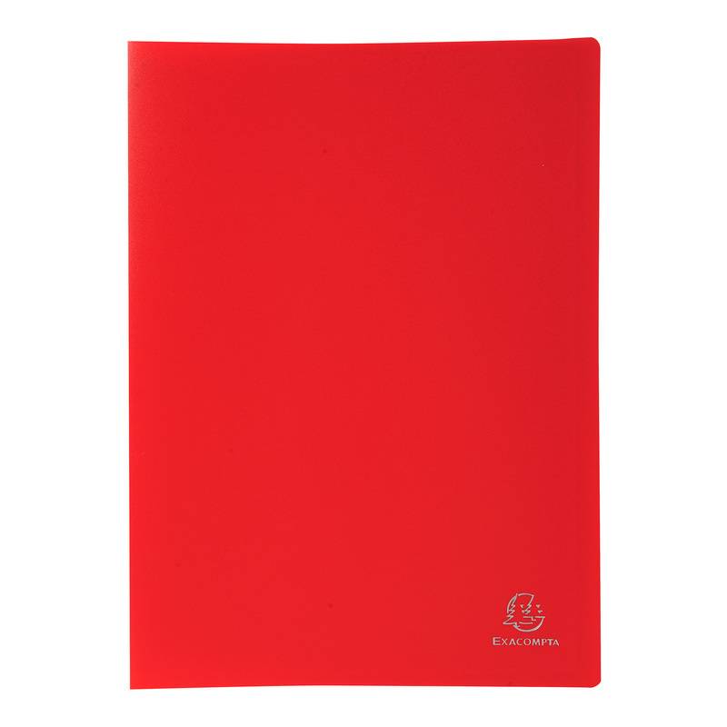 EXACOMPTA Sichtbuch, DIN A4, PP, 40 Hüllen, rot-0