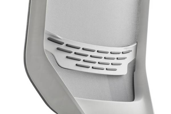 Lumbalpad,grau,m. Softpolsterung