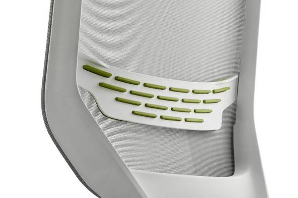 Lumbalpad,grün,m. Softpolsterung