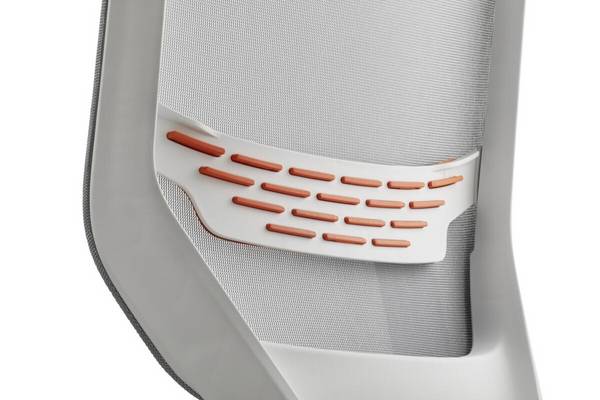 Lumbalpad,orange,m. Softpolsterung