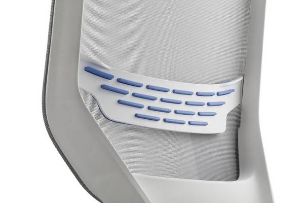 Lumbalpad,blau,m. Softpolsterung