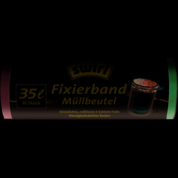 Swirl 215871, 35 l, Schwarz, Kunststoff, 65 cm, 630 mm, 10 Stück(e)