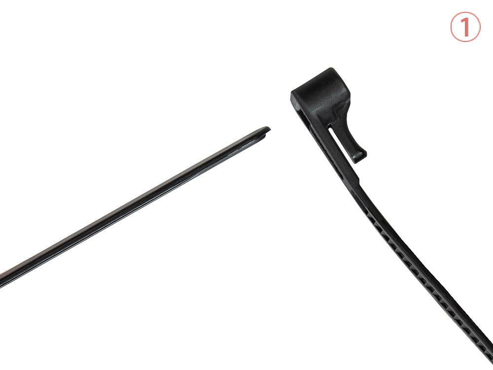 Kabelmeister® Wiederverwendbarer Kabelbinder 450 mm x 7,4 mm, schwarz, UV-resistent, -40 °C bis +85 °C, 100 Stück-2