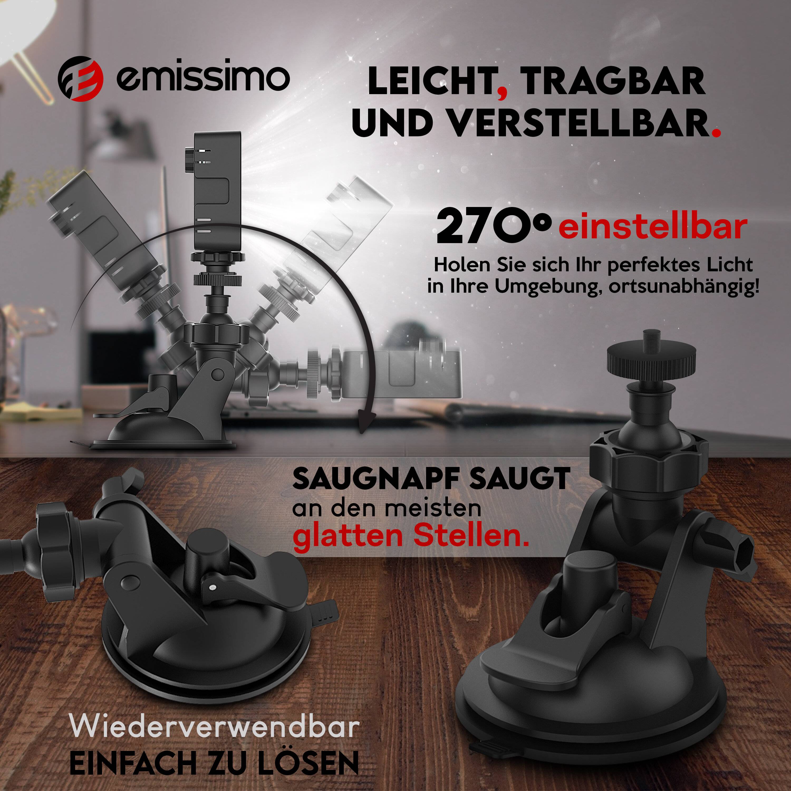 Preisbild für ProStream VL21 LED Lichtset für Videokonferenzen und Livestreams