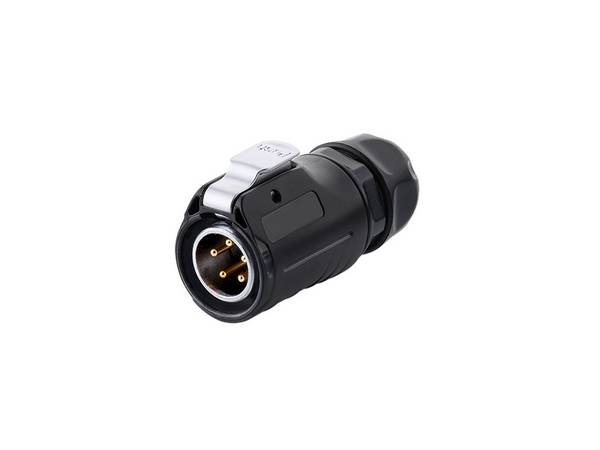 Industrie-Steckverbinder S1 - Power (5-Pin) Stecker mit Klick-Arretierung, M20