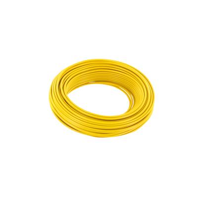 Kupferlitze Kunststoff isoliert 0,14 mm² 10 m Ring gelb