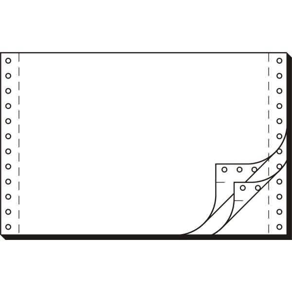 DIN-Computerpapier 6 Zollx240mm 56/53/57g/qm 1200 Blatt-0