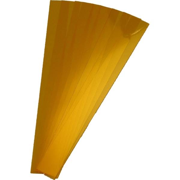 Kunststoffbänder Planrecord transparent B300xH32mm VE=10 Stück gelb-0